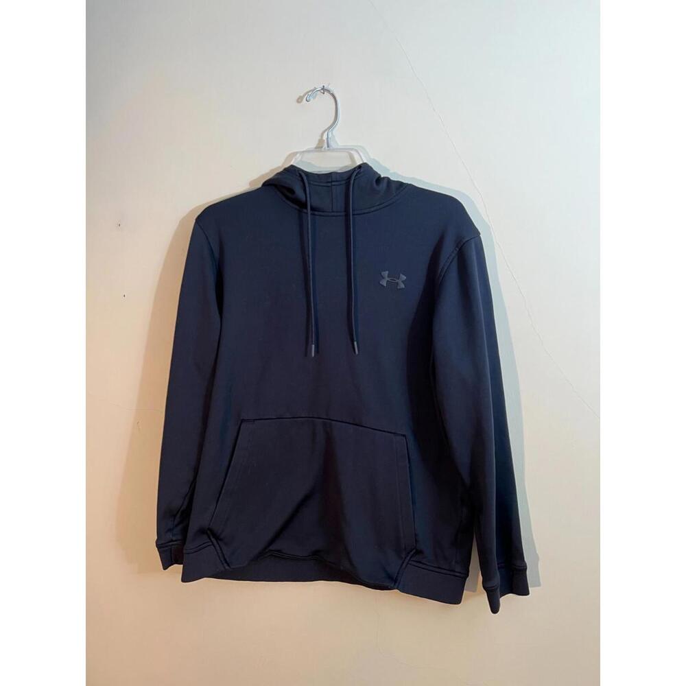 Women's Under Armor Loose Fit Coldgear Hoodie Black Size M